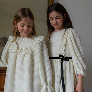 Платье C'ERA UNA VOLTA "Cream", кремовое